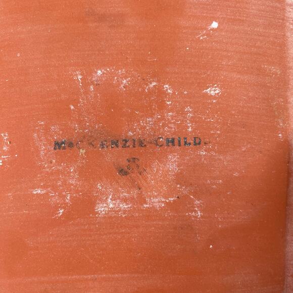 Mackenzie Childs 6X6 & 4X4 Aaslmeer Tiles Trivet Tulips Pastel Floral set of 2 - Picture 7 of 8